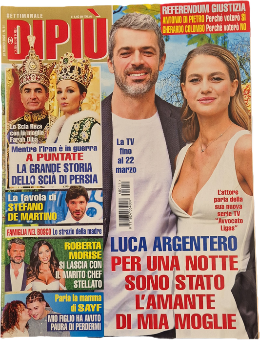 DI PIU' 20 MARZO 2026 - ARGENTERO - MORISE - OUTLET DEL LIBRO
