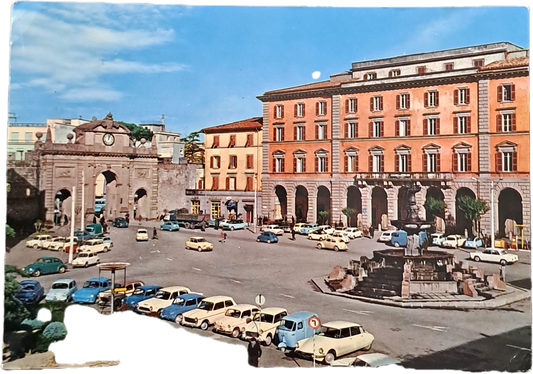 VITERBO - PIAZZA DELLA ROCCA E FONTANA DEL VIGNOLA - V1970 - FG
