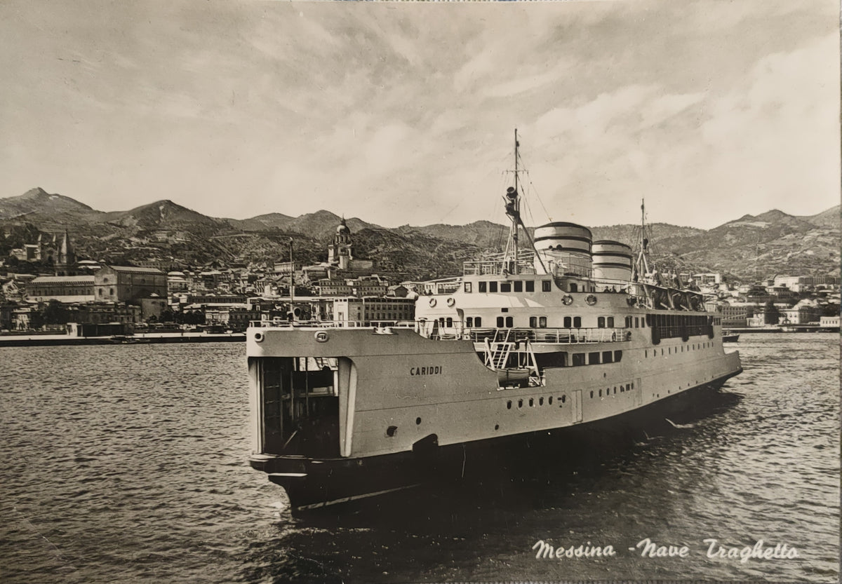MESSINA - NAVE TRAGHETTO - V1955 - FG
