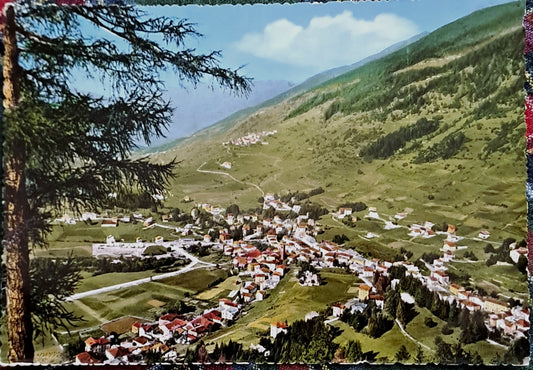 PONTE DI LEGNO - PANORAMA - V1961 - FG - ACQUARELLATA