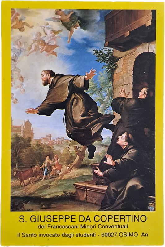 S. GIUSEPPE DA COPERTINO - HOLY CARD