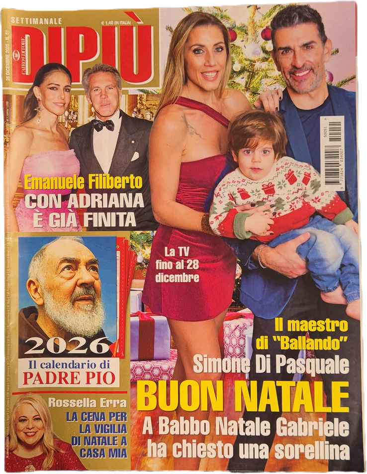 DI PIÙ 26 DICEMBRE 2025 - DI PASQUALE-EMANUELE FILIBERTO