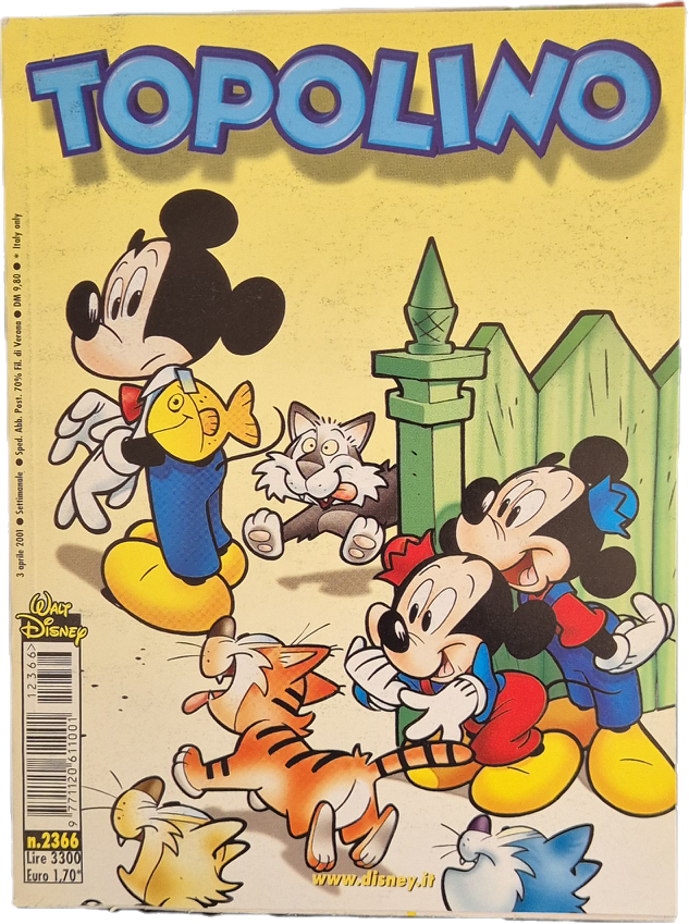 TOPOLINO N. 2366 - 3 APRILE 2001