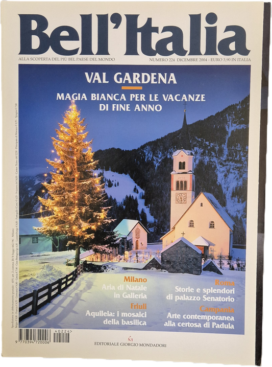 BELL'ITALIA N. 224 - DICEMBRE 2004 - VAL GARDENA
