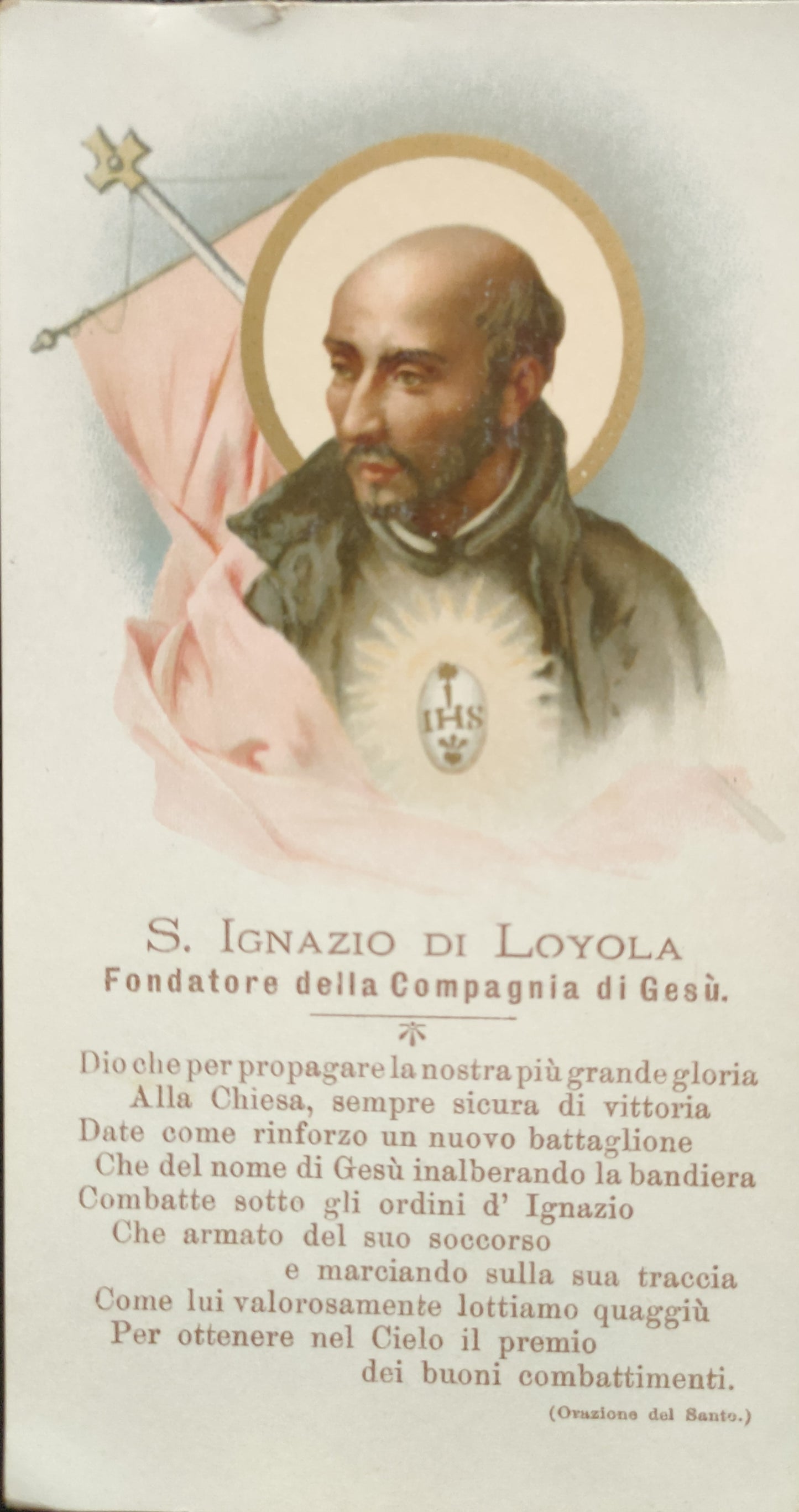 IGNAZIO DI LOYOLA - HOLY CARD