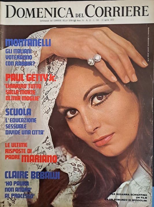 DOMENICA DEL CORRIERE N. 15 - 11 APRILE 1972
