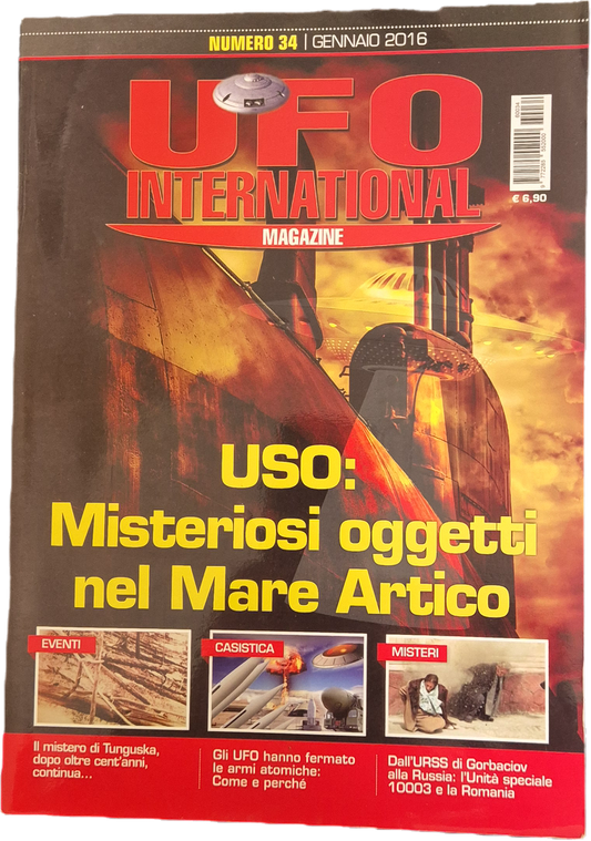 UFO INTERNATIONAL MAGAZINE N. 34 - USO MISTERIOSI OGGETTI NEL MARE ARTICO