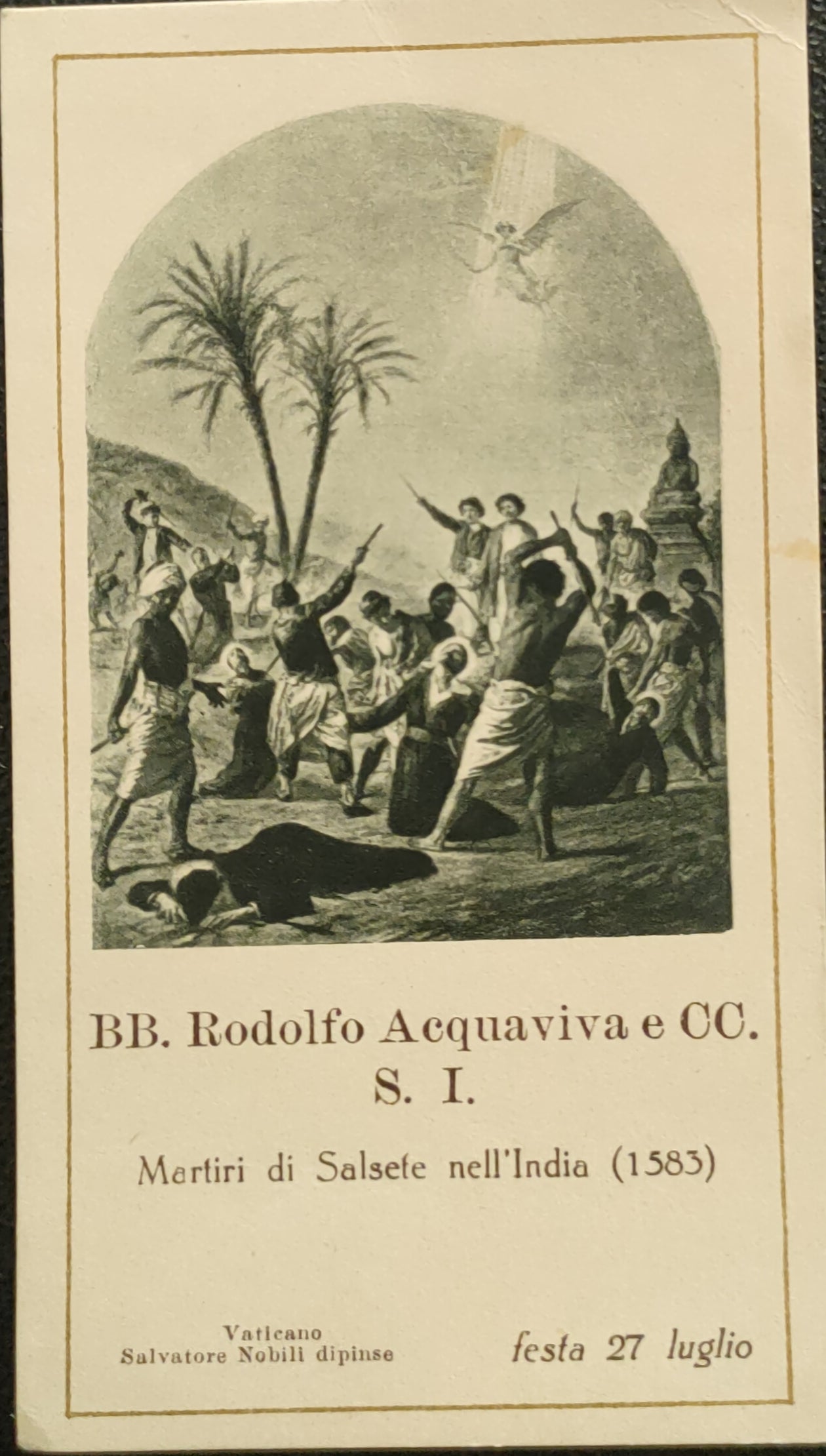 BB.RODOLFO ACQUAVITA E CC - HOLY CARD