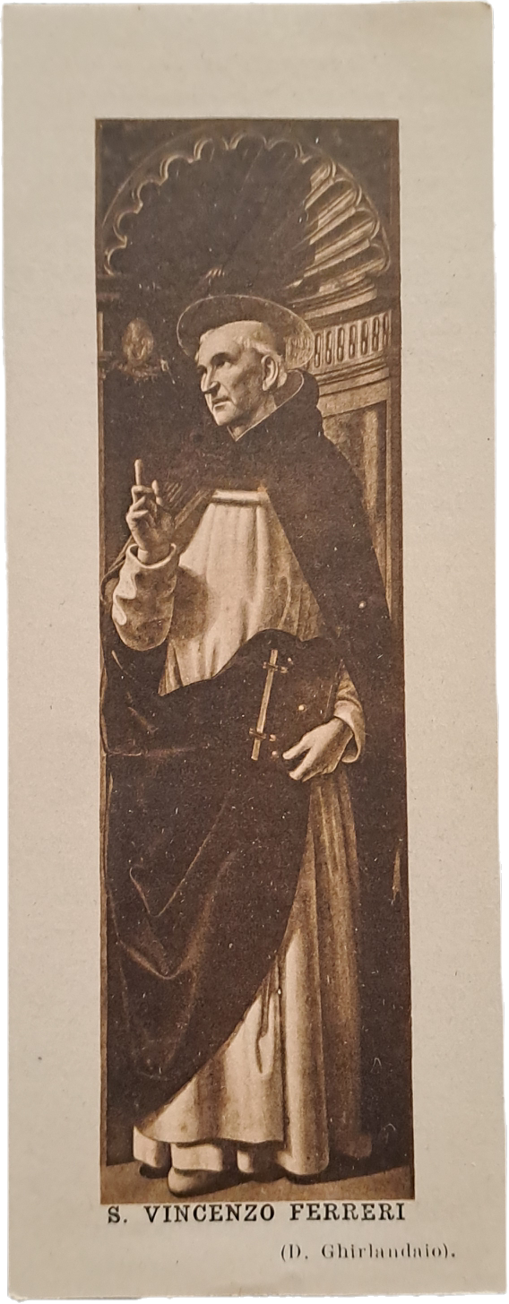 S. VINCENZO FERRERI - HOLY CARD