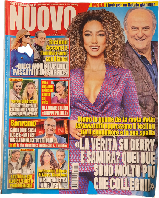 SETTIMANALE NUOVO 10 DICEMBRE 2025 - GERRY-SAMIRA-BELEN-ROCIO-ACCORSI