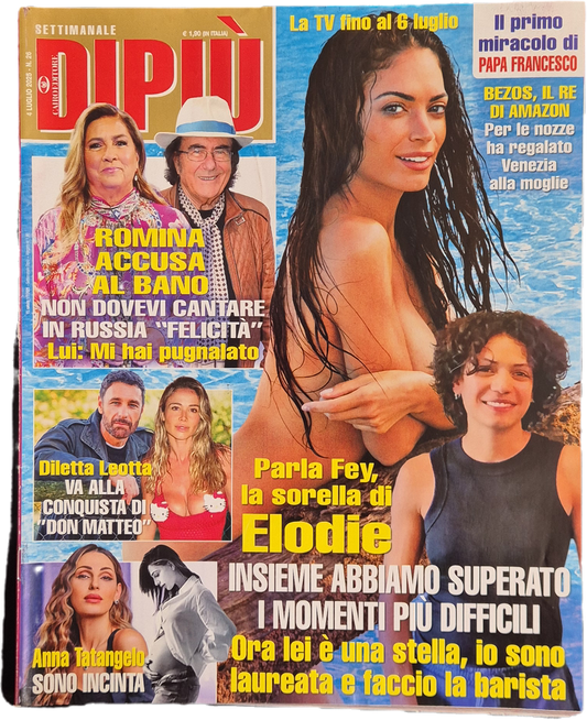 DI PIU' 4. LUGLIO 2025 - ELODIE - ROMINA-AL BANO - LEOTTA