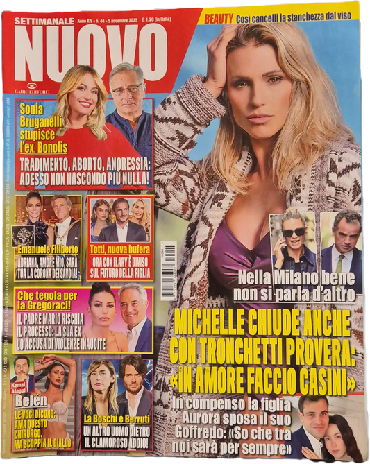 SETTIMANALE NUOVO 5 NOVEMBRE 2025 - HUNZIKER - BRUGANELLI - TOTTI - GREGORACI