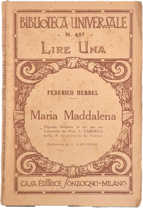 MARIA MADDALENA - FEDERICO HEBBEL