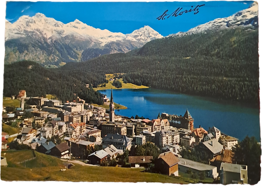 ST. MORITZ - PANORAMA - V1973 - FG