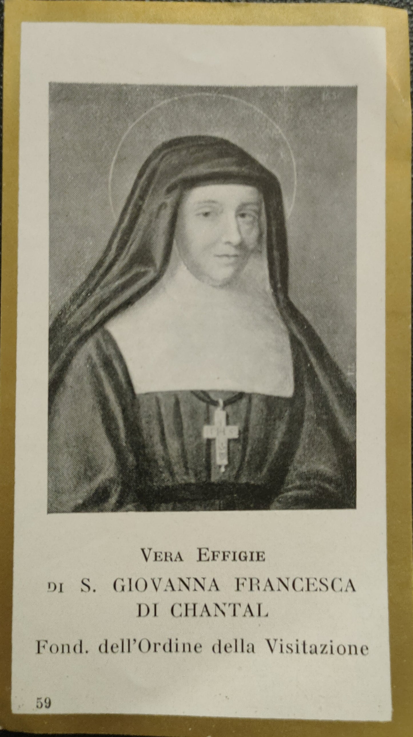 S. GIOVANNA FRANCESCA DI CHANTAL - HOLY CARD