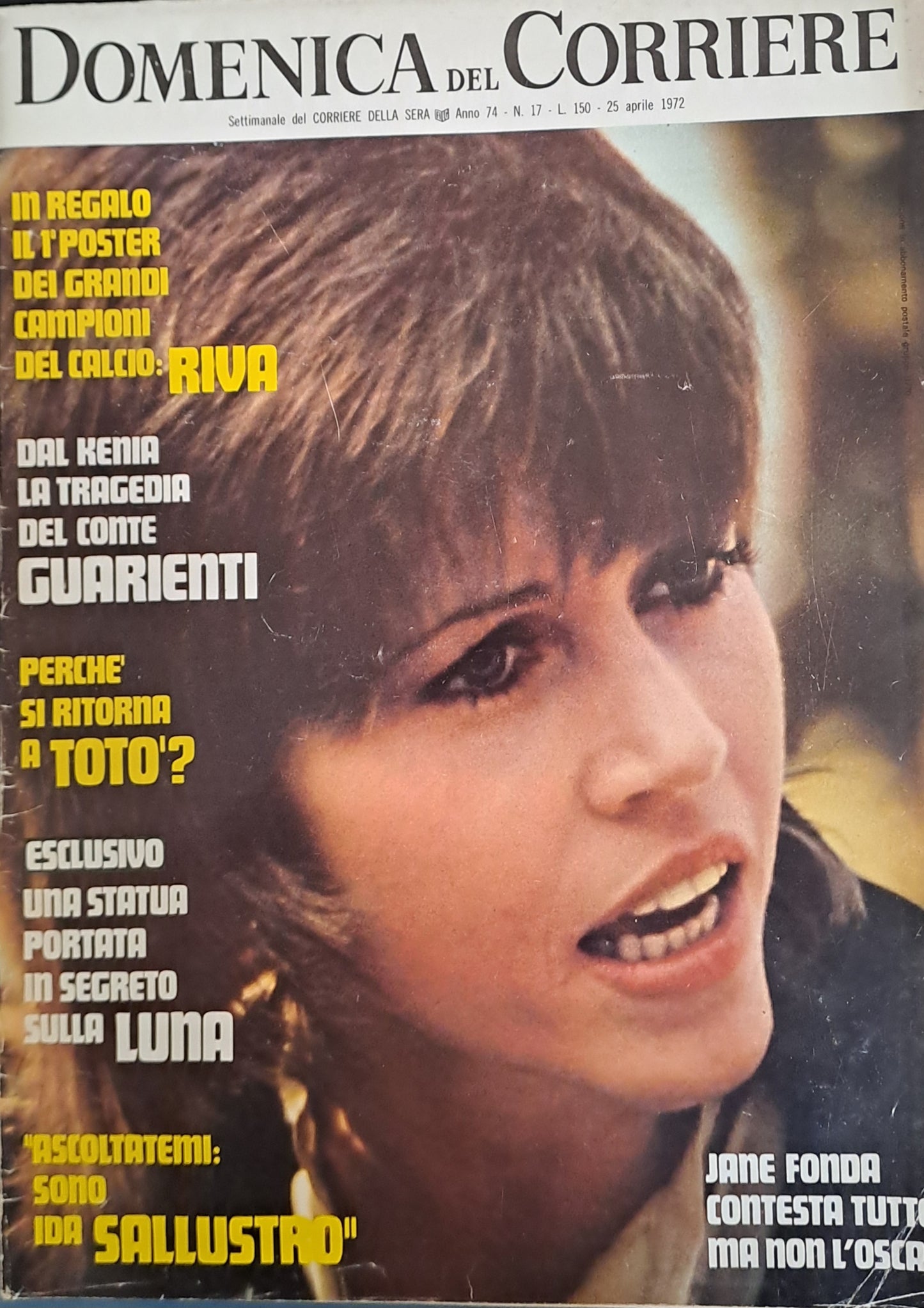DOMENICA DEL CORRIERE N. 17 -25 APRILE 1972