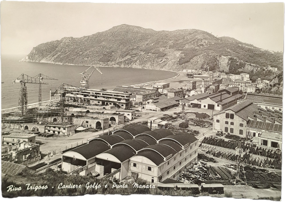 RIVA TRIGOSO - CANTIERE GOLFO E PUNTA MANARA - V1953 - FG