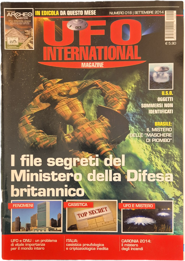 UFO INTERNATIONA MAGAZINE N. 18 - I FILE SEGRETI DEL MINISTERO DIFESA BRITANNICI