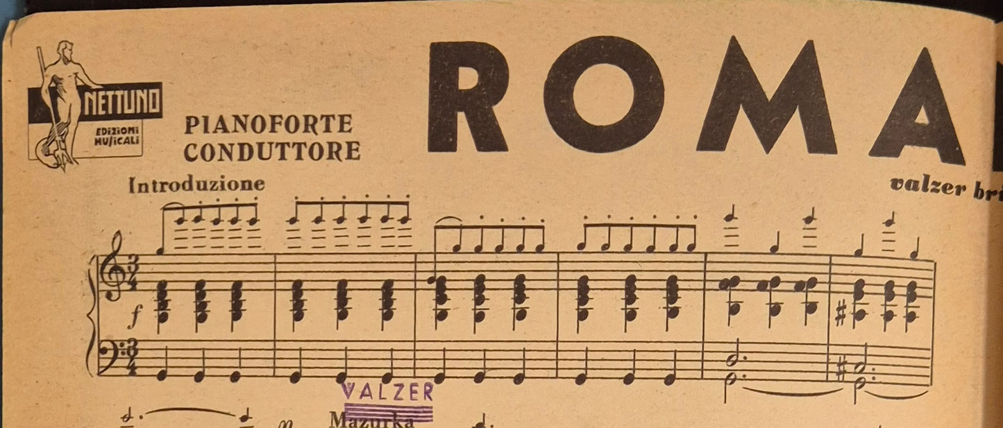 GRAZIOSA - ROMANTICO  SPARTITO-SHEET MUSIC