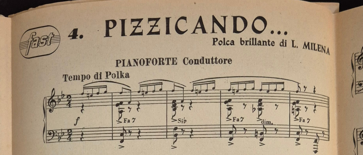 SERIE SPECIALI BALLABILI CAMPAGNOLI-4 BRANI - SPARTITO-SHEET MUSIC