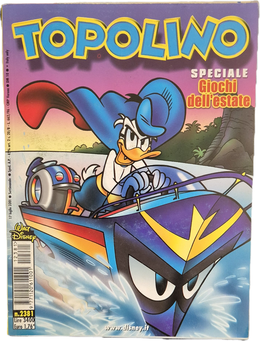 TOPOLINO N. 2381 - 17 LUGLIO 2001