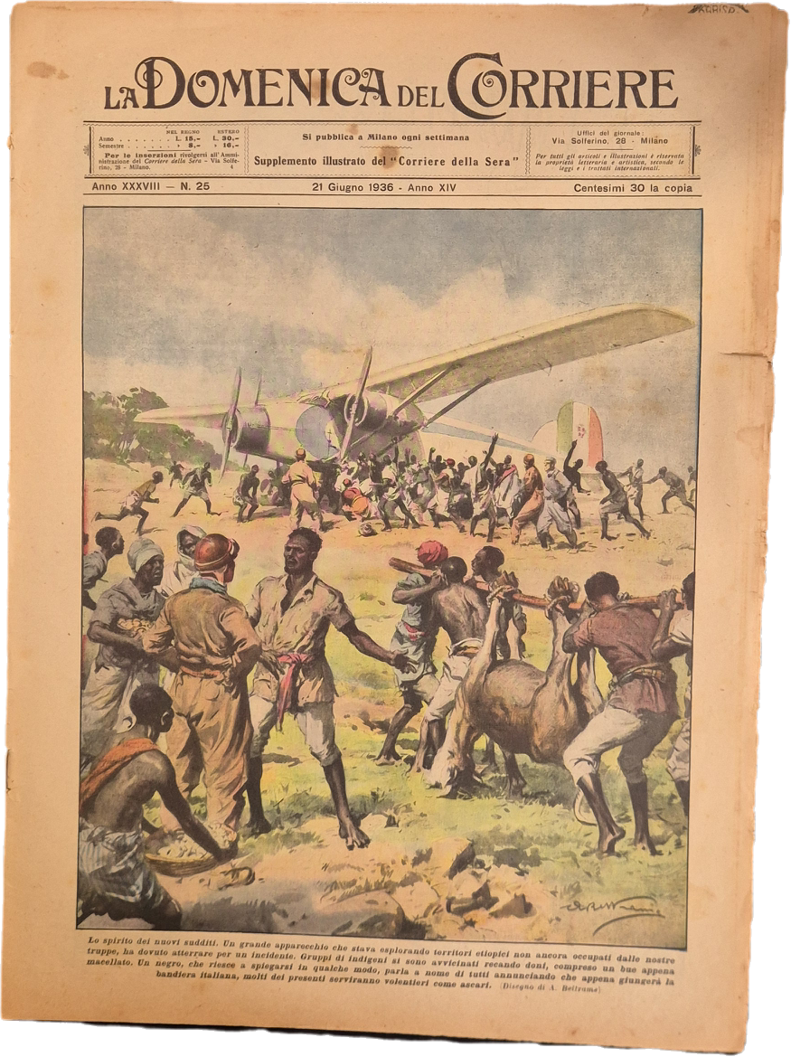 DOMENICA DEL CORRIERE 21 GIUGNO 1936