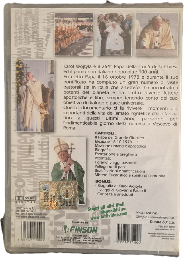 GIOVANNI PAOLO II. IL CAMMINO DEL SANTO PADRE - DVD