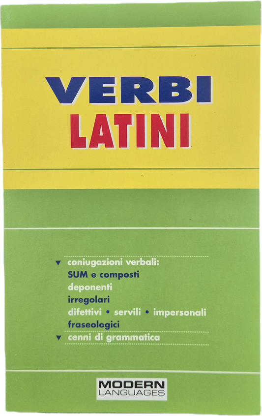 VERBI LATINI  - MODERN LANGUAGES