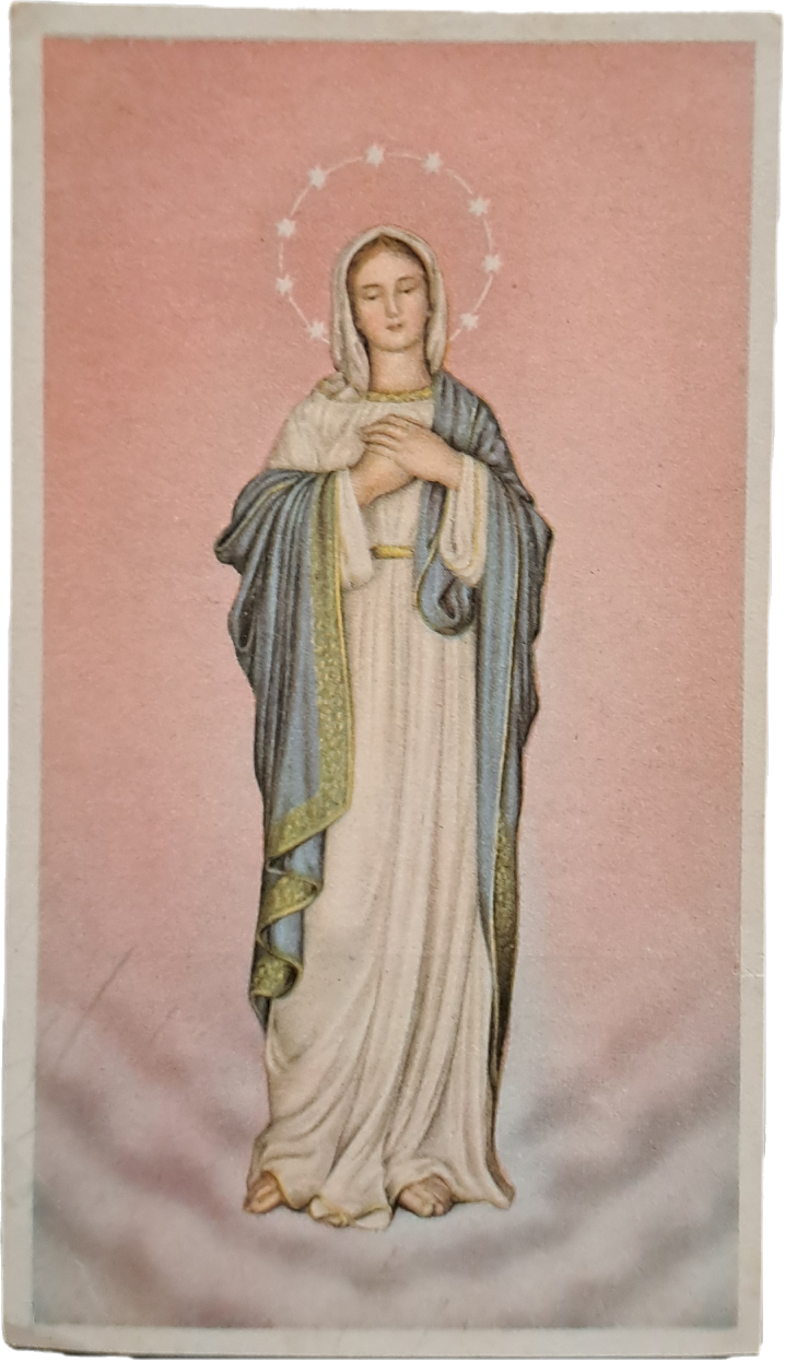 VERGINE IMMACOLATA - HOLY CARD