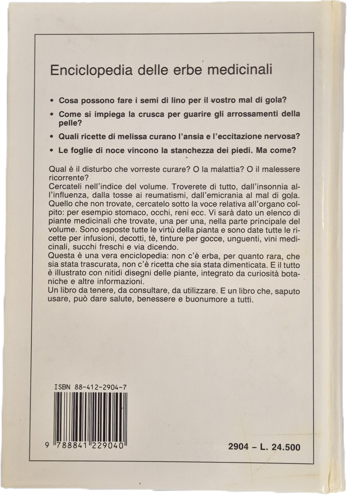 ENCICLOPEDIA'DELLE ERBE MEDICINALI - TINA CECCHINI