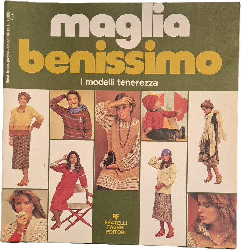 MAGLIA BENISSIMO. I MODELLI TENEREZZA