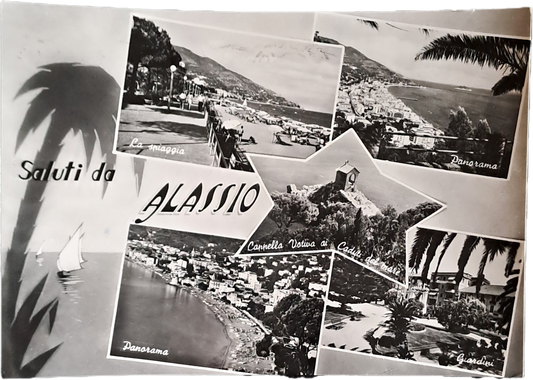 SALUTI DA ALASSIO - 4 IMMAGINI - VSD-FG
