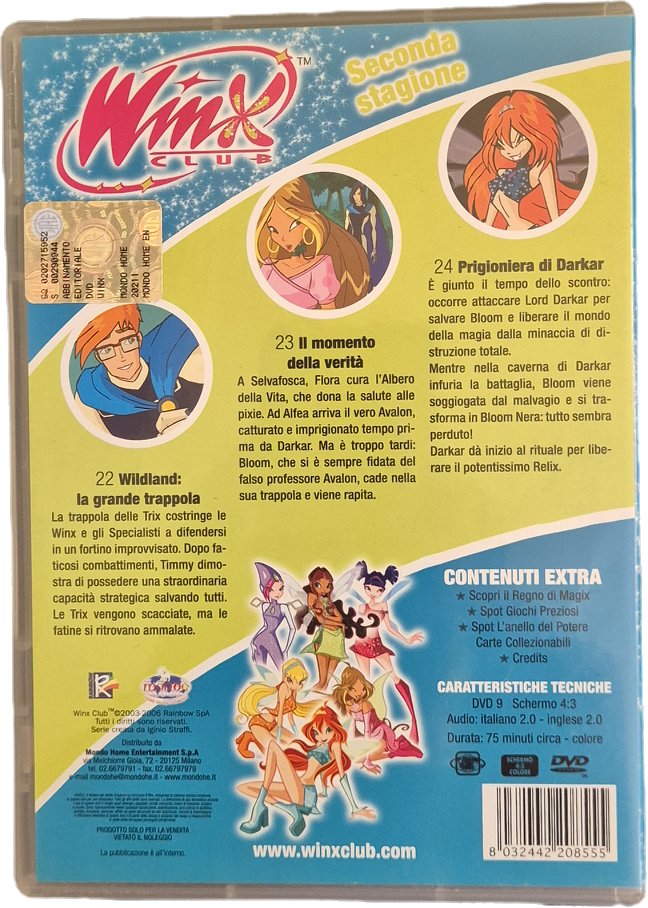WINX CLUB. SECONDA STAGIONE - WILDLAND LA GRANDE TRAPPOLA - DVD