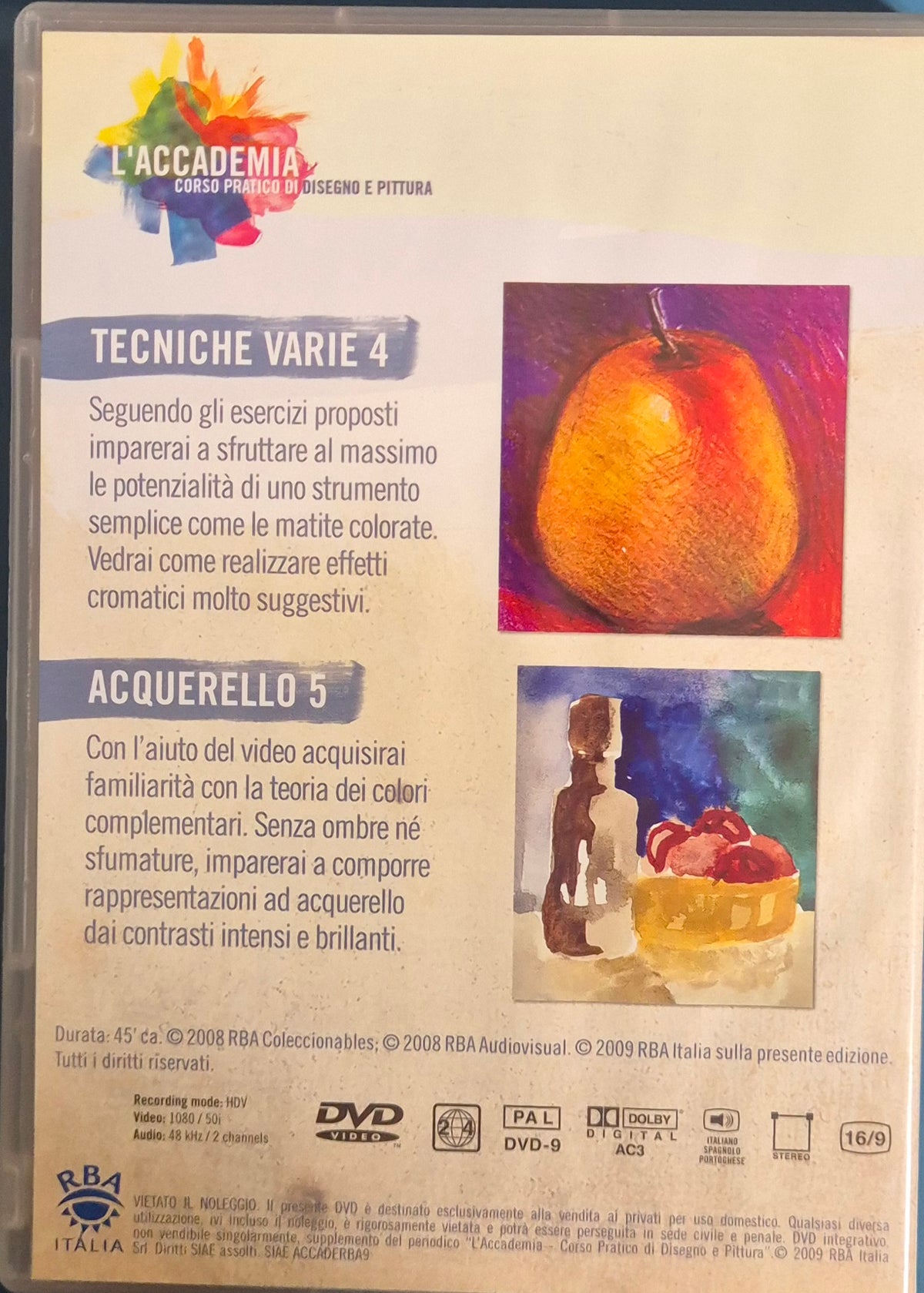 L'ACCADEMIA. CORSO PRATICO DI DISEGNO E PITTURA N. 9