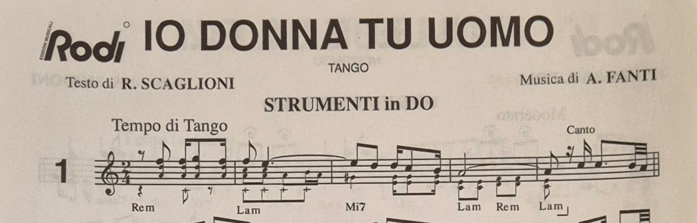 RENATA E MAURO - 11 BRANI -  SPARTITO-SHEET MUSIC