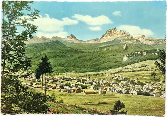 CORTINA - BECCO DI MEZZODI' - V1962 - FG - ACQUARELLATA