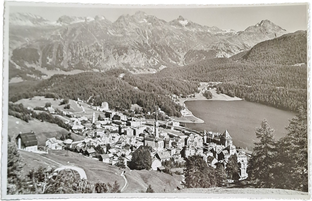 St. MORITZ - PANORAMA - V1952 - FP