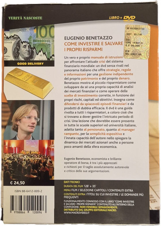 COME INVESTIRE E SALVARE I PROPRI RISPARMI - EUGENIO BENETAZZO - DVD