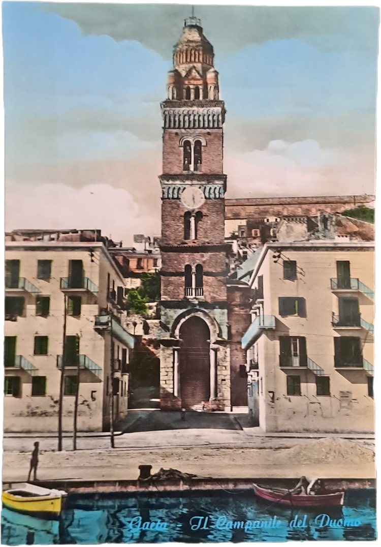 GAETA - IL CAMPANILE DEL DUOMO - NV - FG - ACQUARELLATA