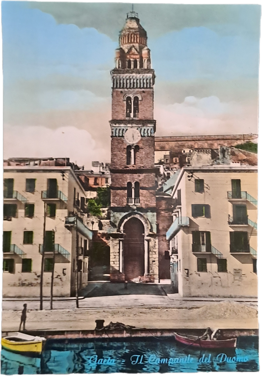 GAETA - IL CAMPANILE DEL DUOMO - NV - FG - ACQUARELLATA