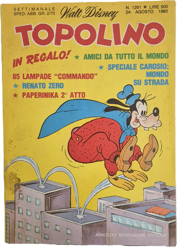 TOPOLINO N. 1291 - 24 AGOSTO 1980
