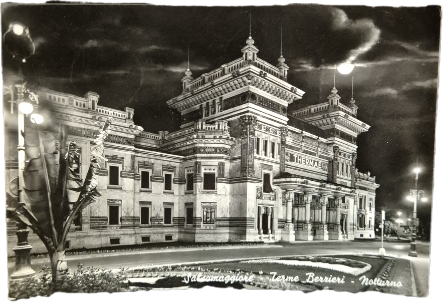 SALSOMAGGIORE - TERME BERZIERI NOTTURNO - V1952 - FG