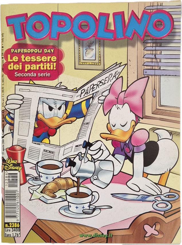 TOPOLINO N. 2386 - 21 AGOSTO 2001
