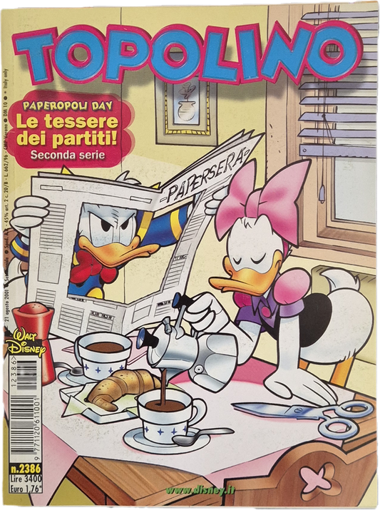 TOPOLINO N. 2386 - 21 AGOSTO 2001