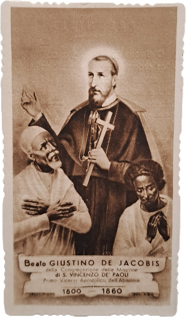 BEATO GIUSTINO DE JACOBIS - HOLY CARD