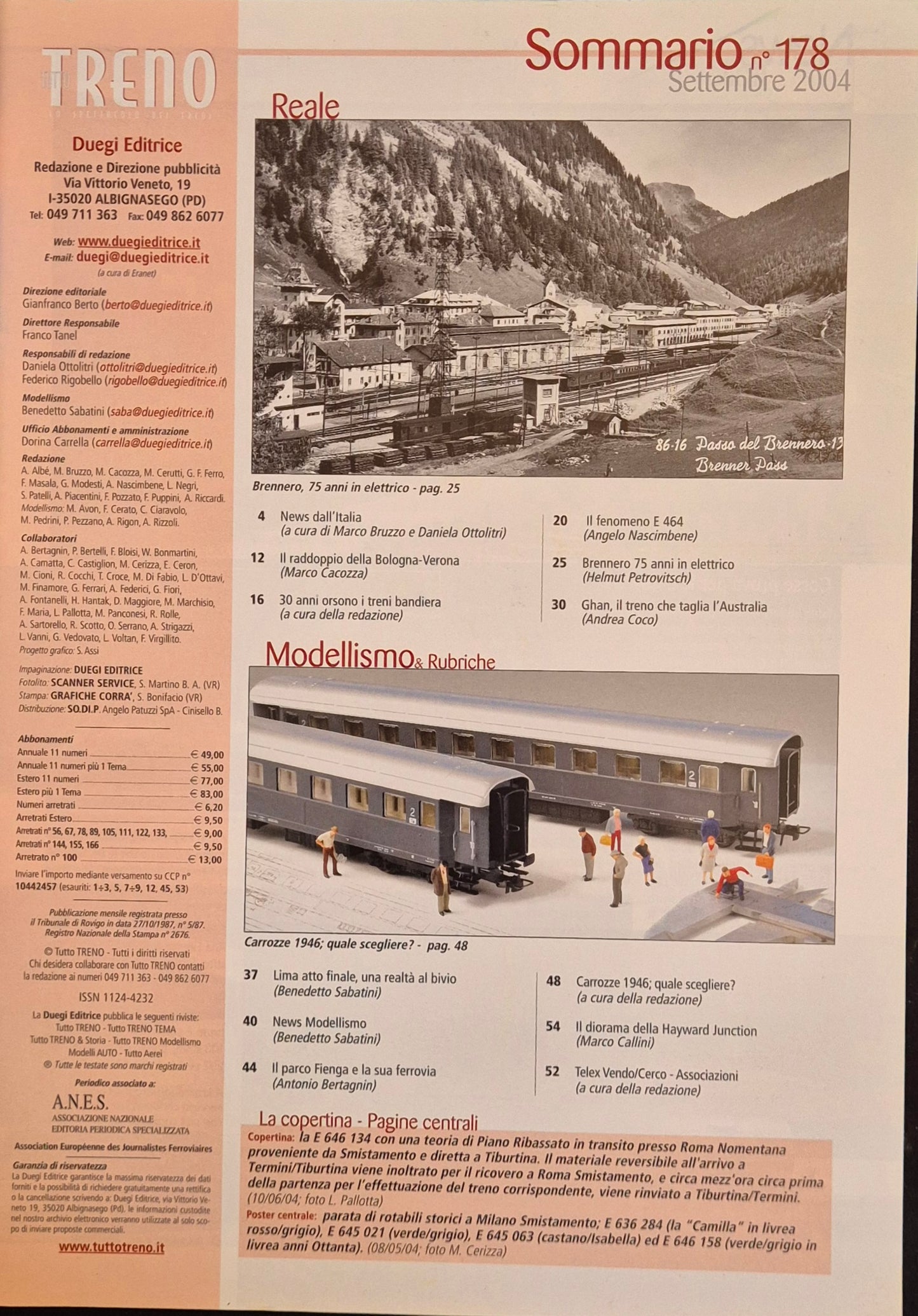 TUTTO TRENO N. 178 - SETTEMBRE 2004