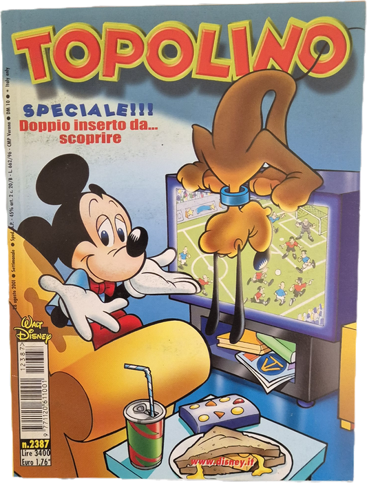 TOPOLINO N. 2387 - 28 AGOSTO 2001