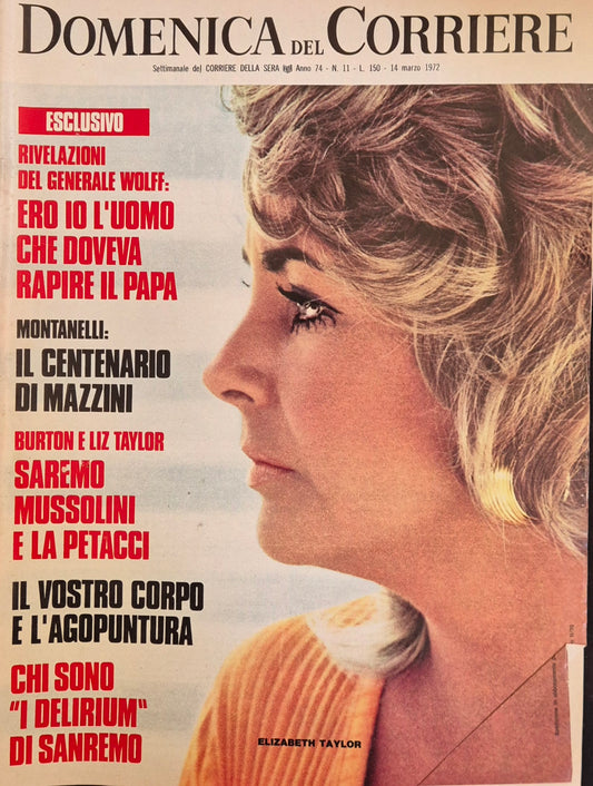DOMENICA'DEL CORRIERE 14 MARZO 1972 - GENERALE WOLFF