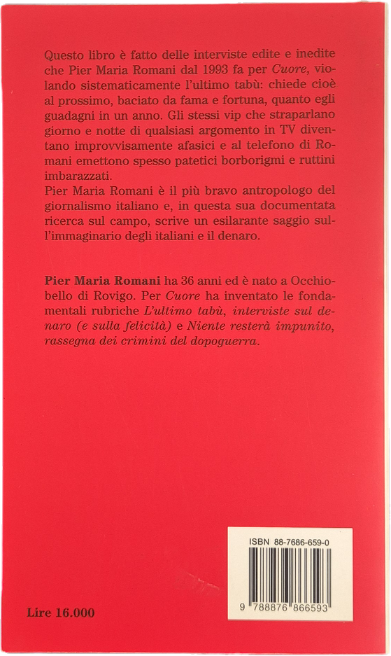 SOLDI E FELICITA'- PIER MARIA ROMANI - COMIX 196 - OUTLET DEL LIBRO