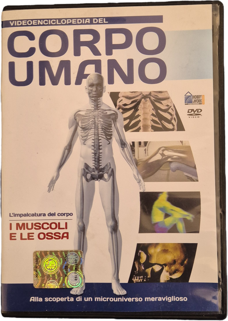 VIDEONCICLOPEDIA DEL CORPO UMANO - I MUSCOLI E LE OSSA - DVD